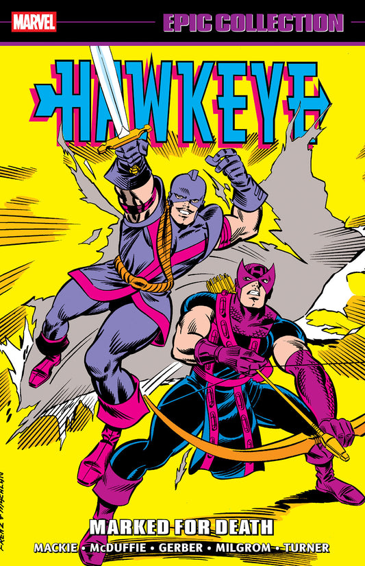 Hawkeye Epic Collection: Marked For Death ISBN: 9781302965198 - Release Date: 12/16/25