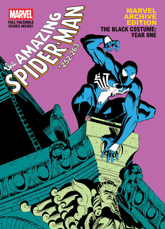 MARVEL ARCHIVE EDITION: AMAZING SPIDER-MAN - THE BLACK COSTUME: YEAR ONE GALLERY EDITION RON FRENZ ORIGINAL COLLECTION COVER [DM ONLY]  - Release Date:  7/22/25