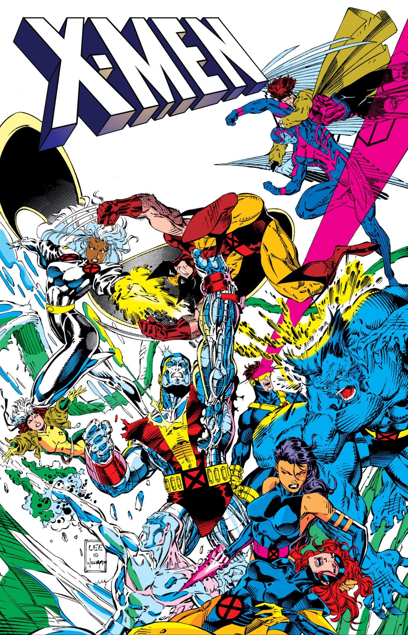 X-MEN: BLUE & GOLD - MUTANT GENESIS OMNIBUS VARIANT [DM ONLY]  - Release Date:  9/9/25