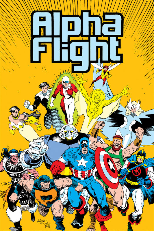 Alpha Flight By Mantlo & Lee Omnibus Mike Mignola Cover [DM Only] - ISBN: 9781302965396 - Release Date:  1/6/26