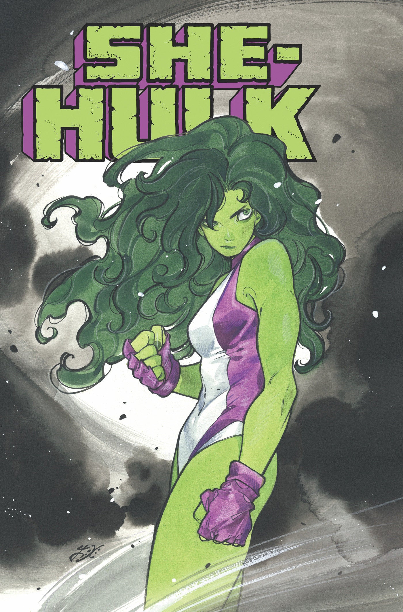 She-Hulk By Rainbow Rowell Omnibus Peach Momoko Cover [DM Only]  - Release Date:  10/28/25
