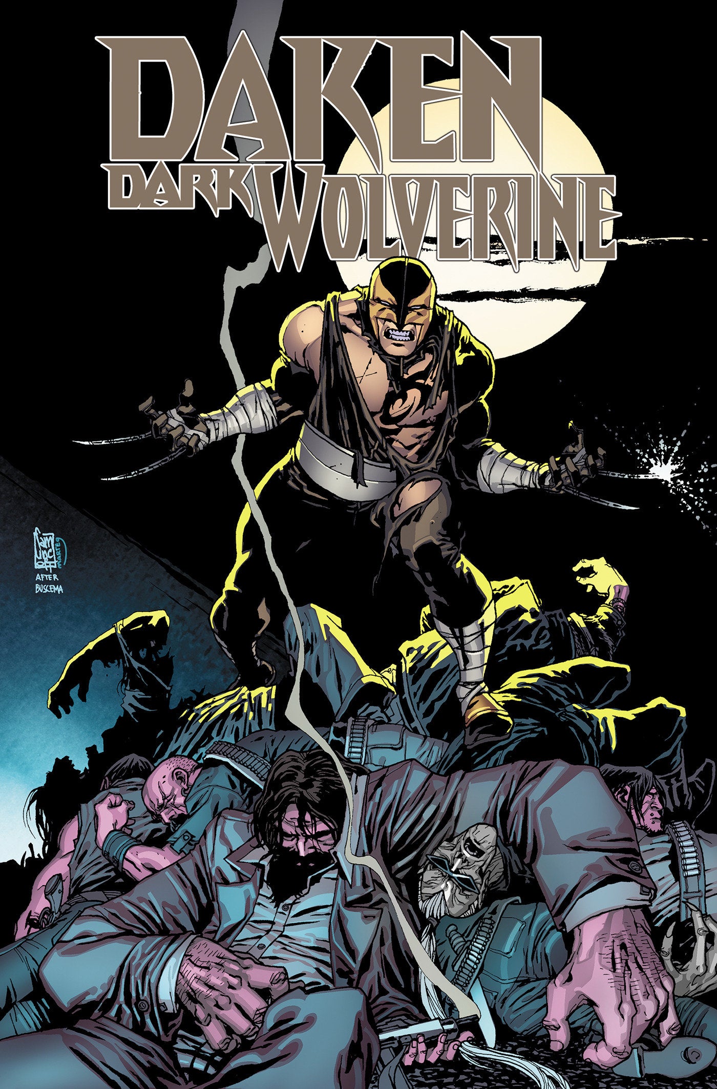 Daken: Dark Wolverine Omnibus Giuseppe Camuncoli Cover [DM Only] ISBN: 9781302966614 - Release Date: 4/28/26