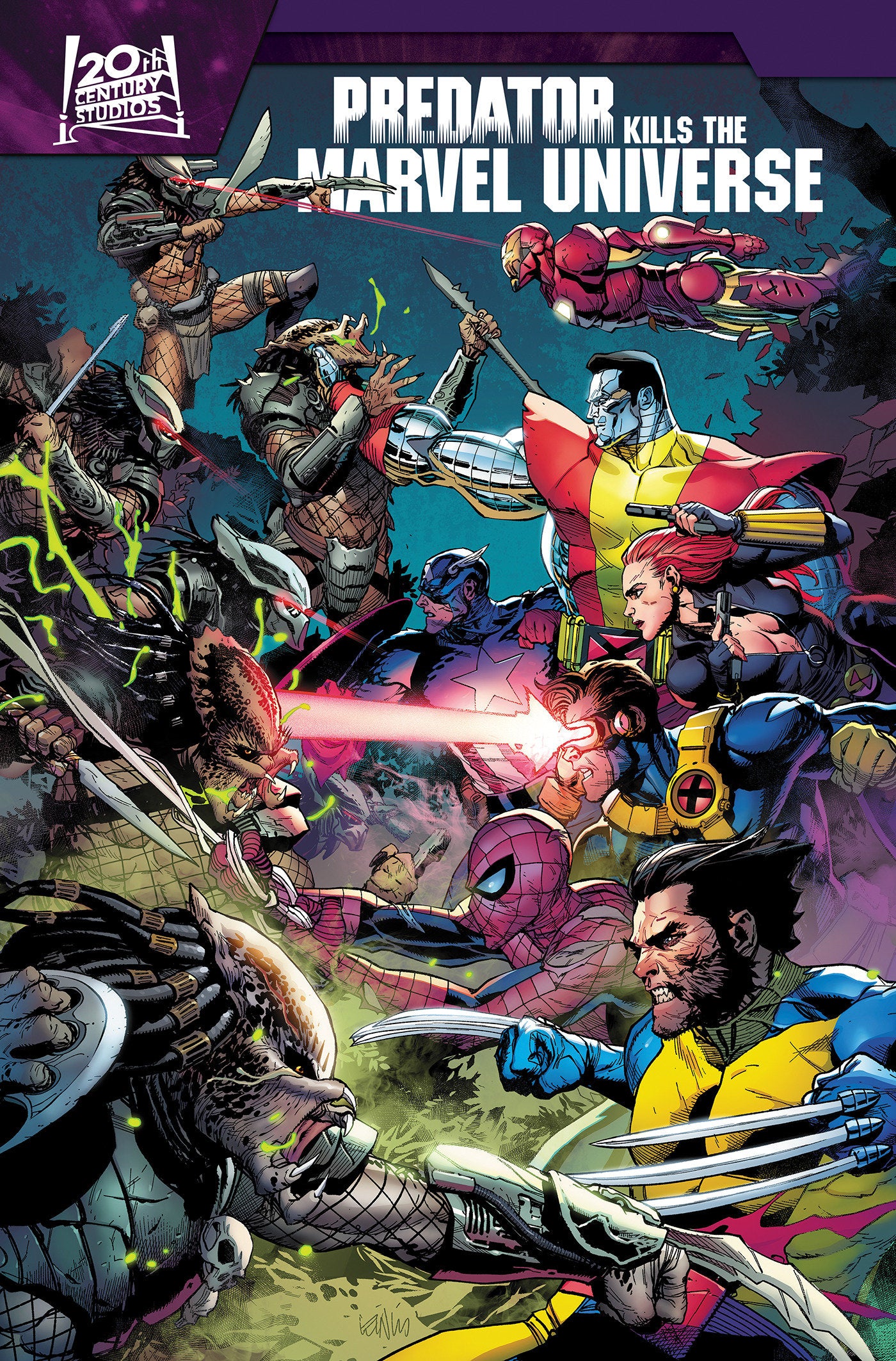 Predator Kills The Marvel Universe Omnibus Leinil Yu Cover ISBN: 9781302966874 - FOC DATE: 8/16/26  - Release Date: 1/26/27
