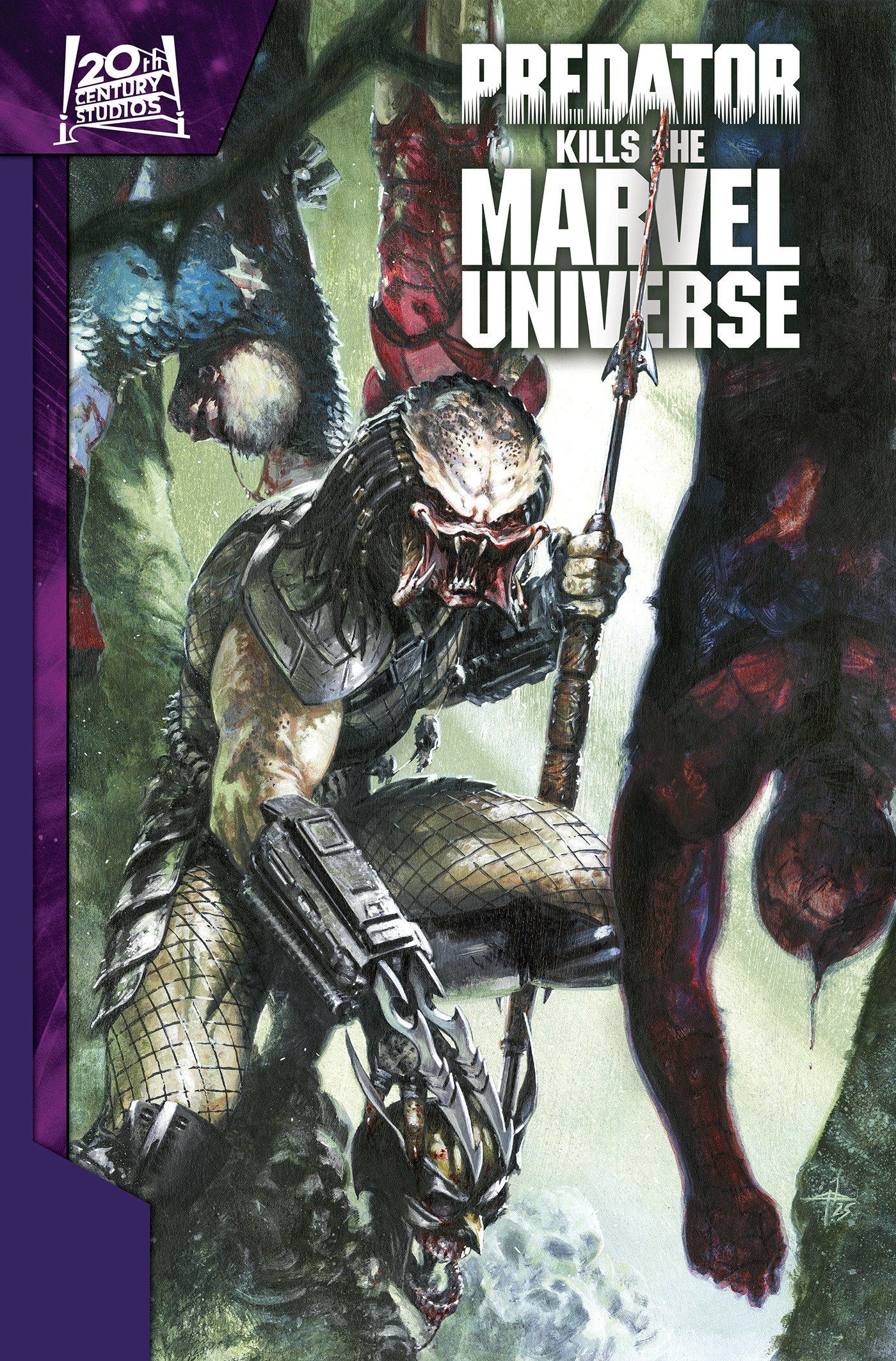 Predator Kills The Marvel Universe Omnibus Gabriele Dell'Otto Cover [Dm Only] ISBN: 9781302966881 - FOC DATE: 8/16/26  - Release Date: 1/26/27