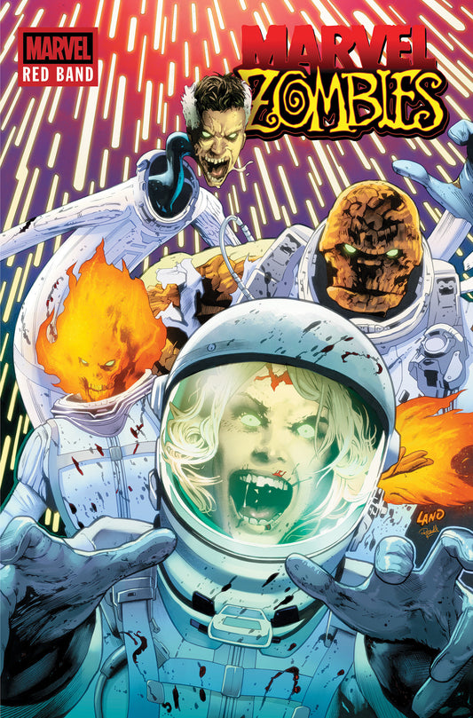 Marvel Zombies: Red Band - Death Story ISBN: 9781302967611 - FOC DATE: 3/8/26  - Release Date: 5/19/26