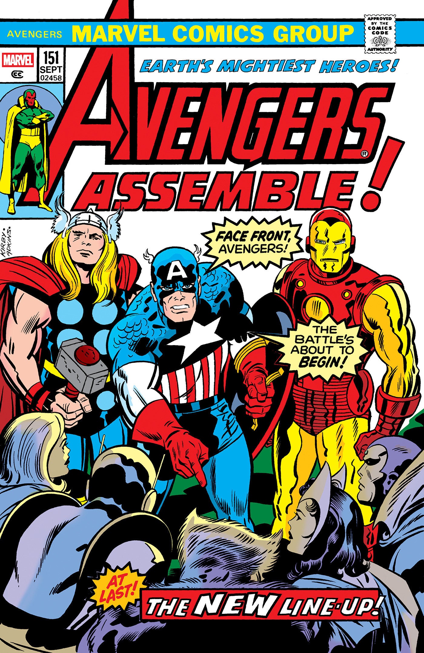 The Avengers Omnibus Vol. 6 Jack Kirby Cover [DM Only] ISBN: 9781302968274 - Release Date: 3/24/26