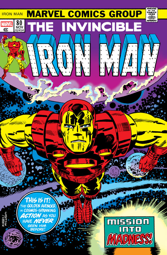 The Invincible Iron Man Omnibus Vol. 4 Jack Kirby Cover [DM Only] ISBN: 9781302968298 - Release Date: 5/26/26