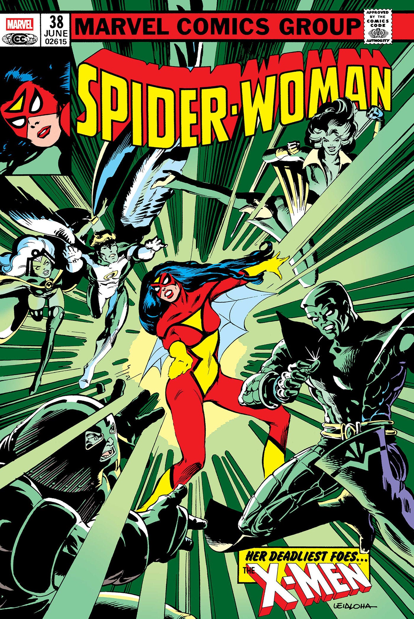 Spider-Woman Omnibus Steve Leialoha Cover [DM Only] ISBN: 9781302968533 - FOC DATE: 6/14/26  - Release Date: 11/24/26