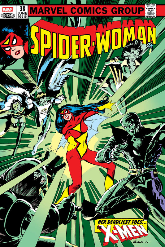 Spider-Woman Omnibus Steve Leialoha Cover [DM Only] ISBN: 9781302968533 - FOC DATE: 6/14/26  - Release Date: 11/24/26