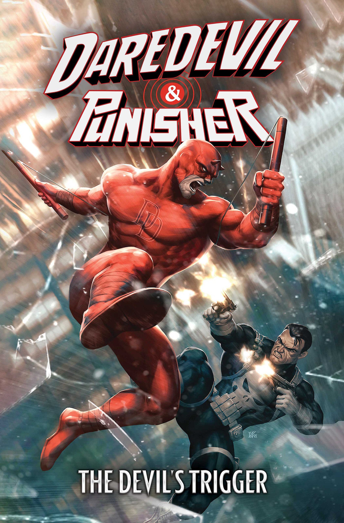 Daredevil/Punisher: The Devil's Trigger ISBN: 9781302968656 - FOC DATE: 6/14/26  - Release Date: 8/25/26