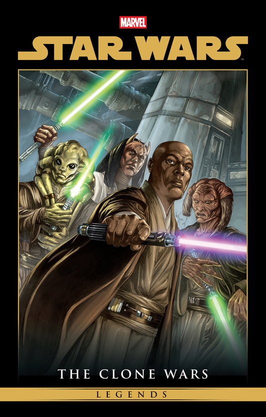 Star Wars Legends: The Clone Wars Omnibus Vol. 1 Jan Duursema Cover ISBN: 9781302969646 - FOC DATE: 8/9/26  - Release Date: 1/19/27