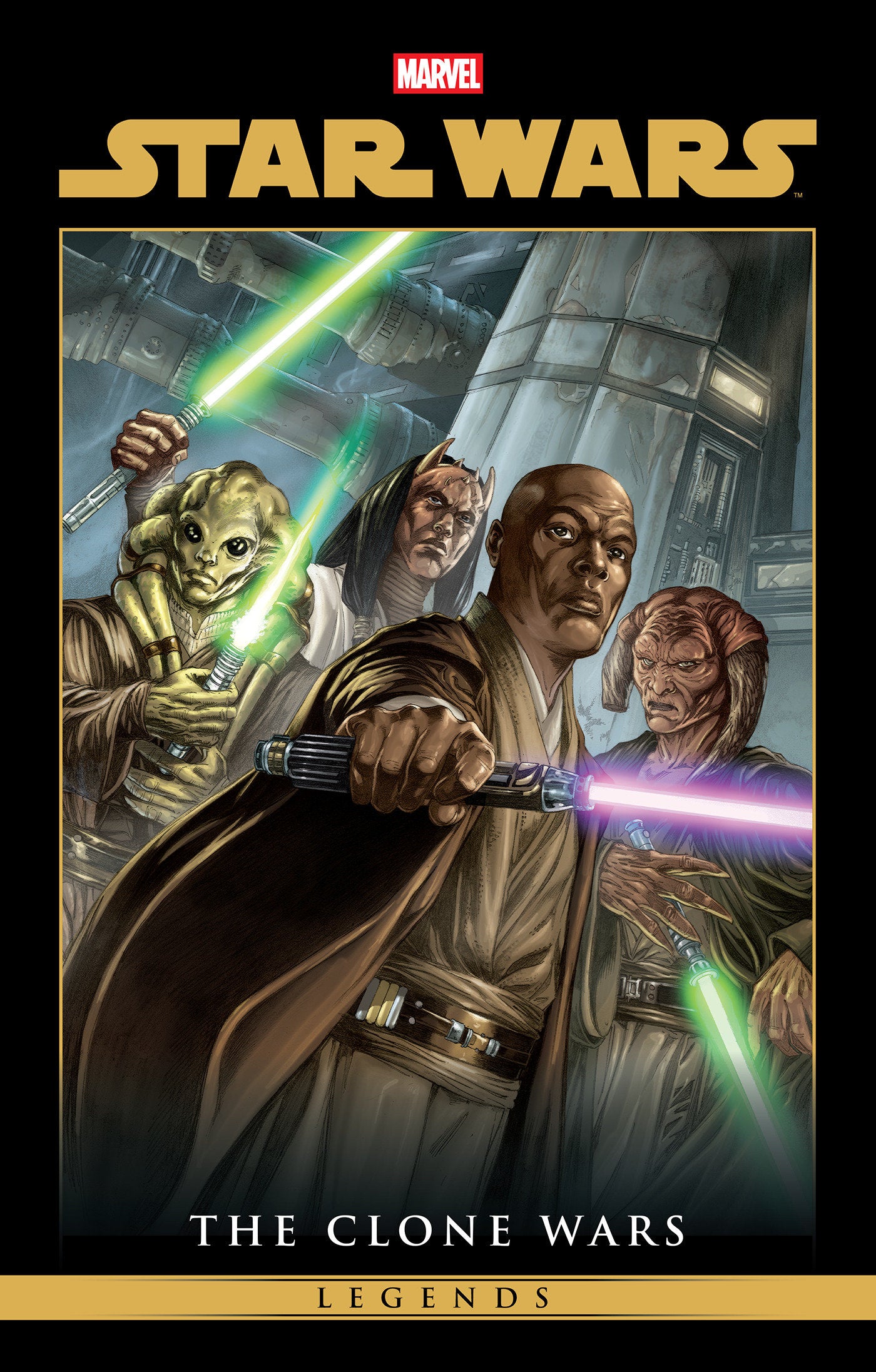 Star Wars Legends: The Clone Wars Omnibus Vol. 1 Jan Duursema Cover ISBN: 9781302969646 - FOC DATE: 8/9/26  - Release Date: 1/19/27