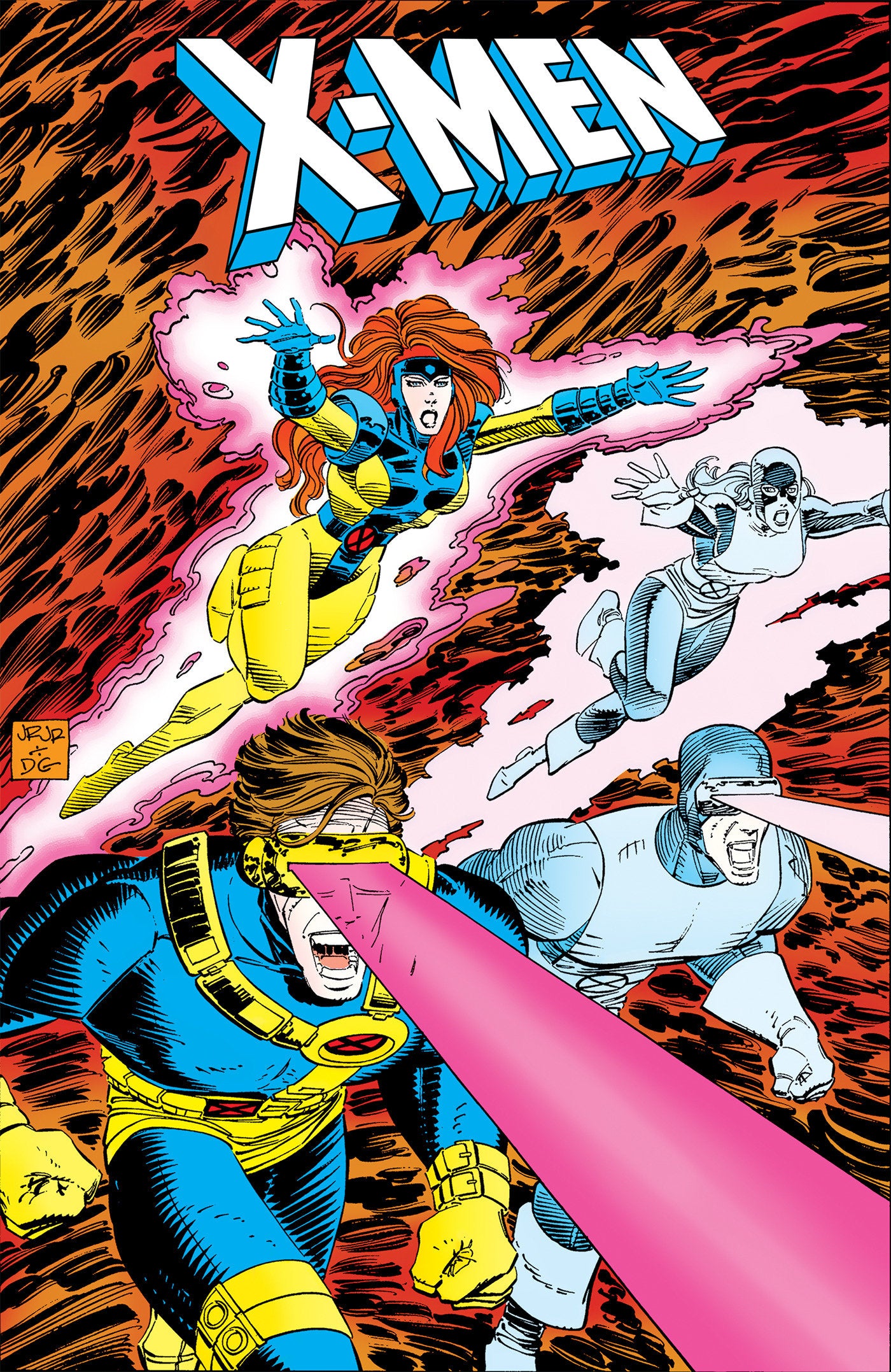 X-Men: Blue & Gold - Bloodties Omnibus John Romita Jr. Cover [DM Only] ISBN: 9781302969714 - FOC DATE: 3/15/26  - Release Date: 8/25/26