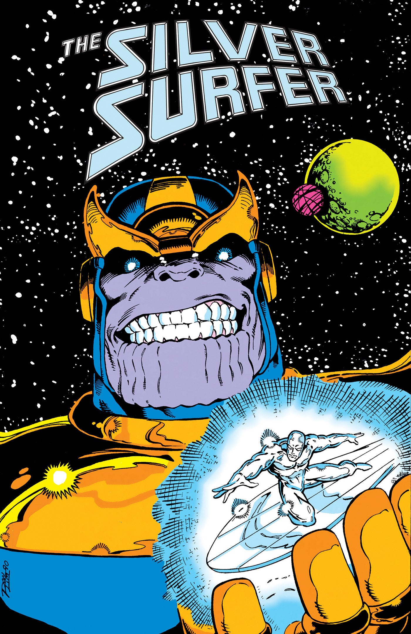 Silver Surfer: The Infinity Gauntlet Omnibus Ron Lim Marvel Age Cover [DM Only] ISBN: 9781302969844 - FOC DATE: 5/24/26  - Release Date: 11/3/26