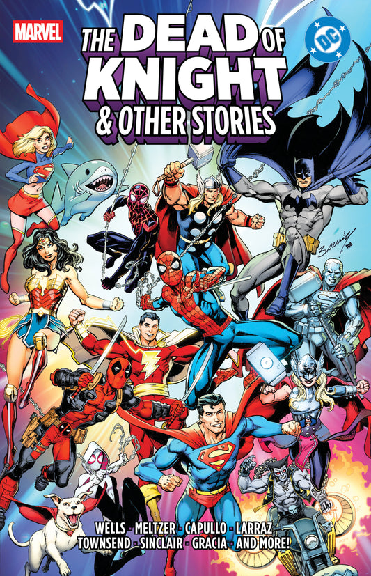 Marvel/DC: The Dead Of Knight & Other Stories ISBN: 9781302970239 - FOC DATE: 6/28/26  - Release Date: 9/15/26