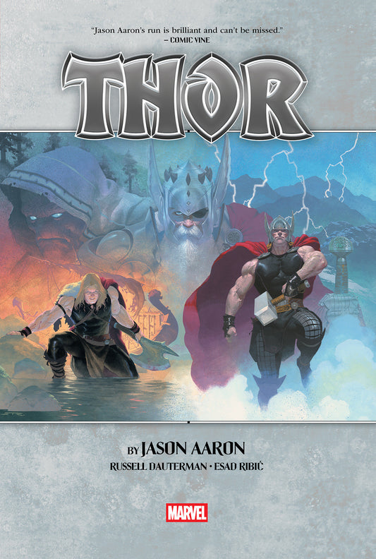 Thor By Jason Aaron Omnibus Vol. 1 Esad Ribic Cover [New Printing] ISBN: 9781302970680 - FOC DATE: 6/28/26  - Release Date: 8/11/26