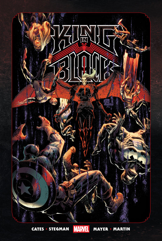 King In Black Omnibus Ryan Stegman Fall Cover [New Printing] ISBN: 9781302970710 - FOC DATE: 7/5/26  - Release Date: 8/18/26
