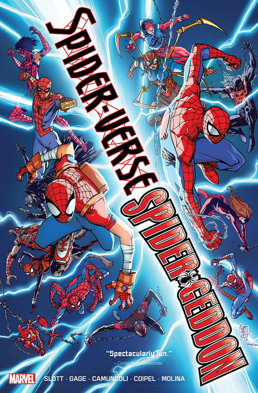 Spider-Verse/Spider-Geddon Omnibus Giuseppe Camuncoli Cover [New Printing, DM Only] ISBN: 9781302970741 - FOC DATE: 7/12/26  - Release Date: 8/25/26