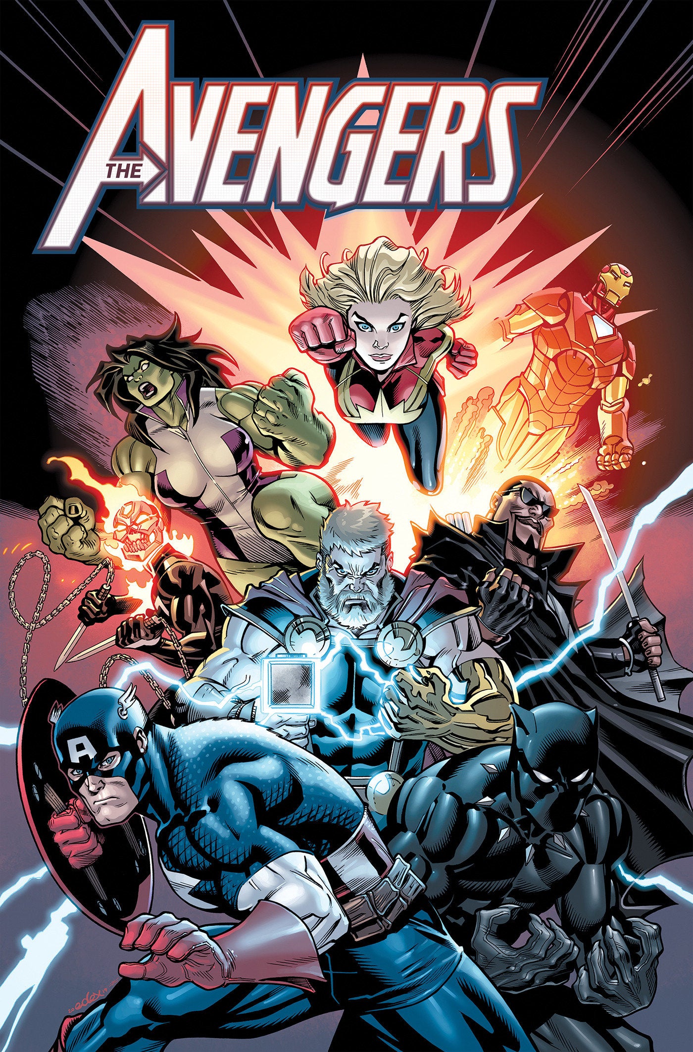 Avengers By Jason Aaron Omnibus Vol. 1 Ed Mcguinness Cover ISBN: 9781302970895 - FOC DATE: 10/11/26  - Release Date: 3/23/27