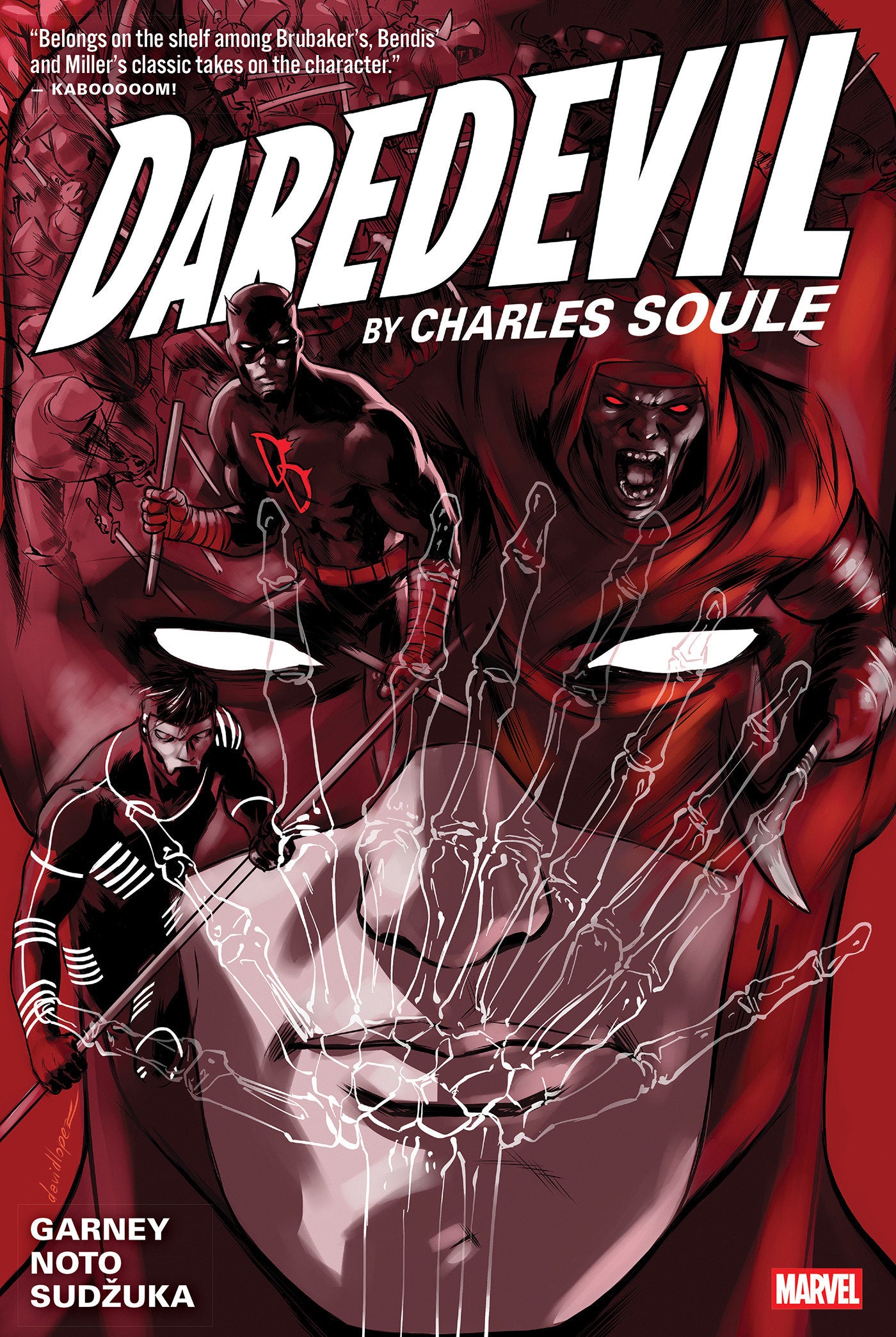 Daredevil By Charles Soule Omnibus David Lopez Cover [New Printing, DM Only] ISBN: 9781302971922 - FOC DATE: 9/20/26  - Release Date: 3/2/27