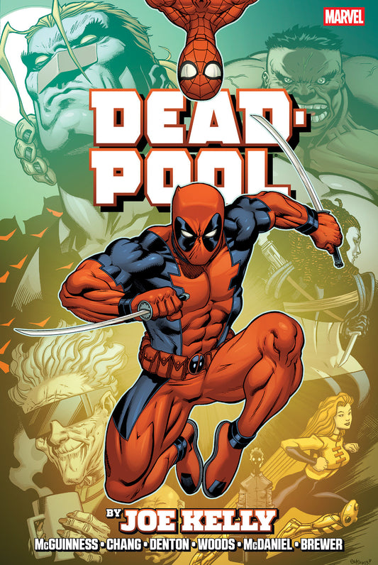 Deadpool By Joe Kelly Omnibus Ed Mcguinness Montage Cover [New Printing] ISBN: 9781302971946 - FOC DATE: 10/18/26  - Release Date: 3/30/27
