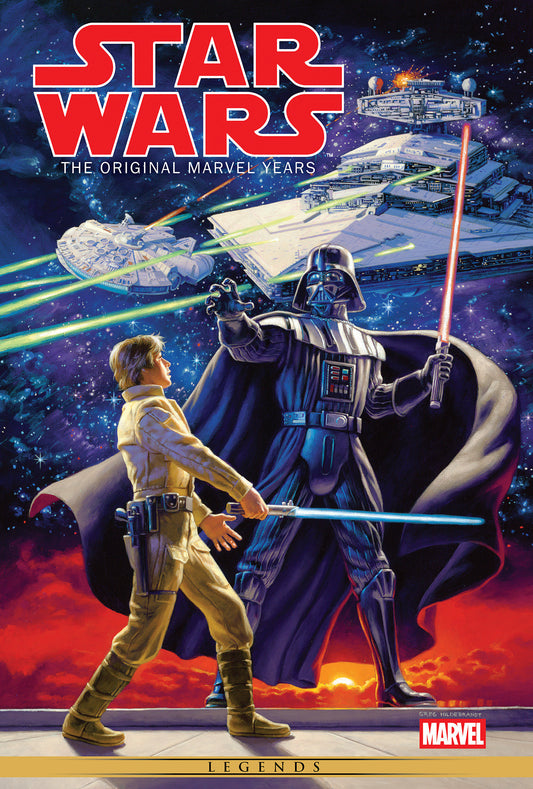 Star Wars: The Original Marvel Years Omnibus Vol. 1 Howard Chaykin Cover [New Printing] ISBN: 9781302972905 - FOC DATE: 10/4/26  - Release Date: 3/16/27