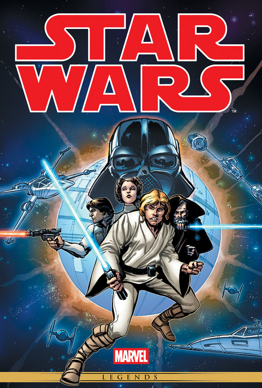 Star Wars: The Original Marvel Years Omnibus Vol. 1 Greg Hildebrandt Cover [New Printing, DM Only] ISBN: 9781302972912 - FOC DATE: 10/4/26  - Release Date: 3/16/27