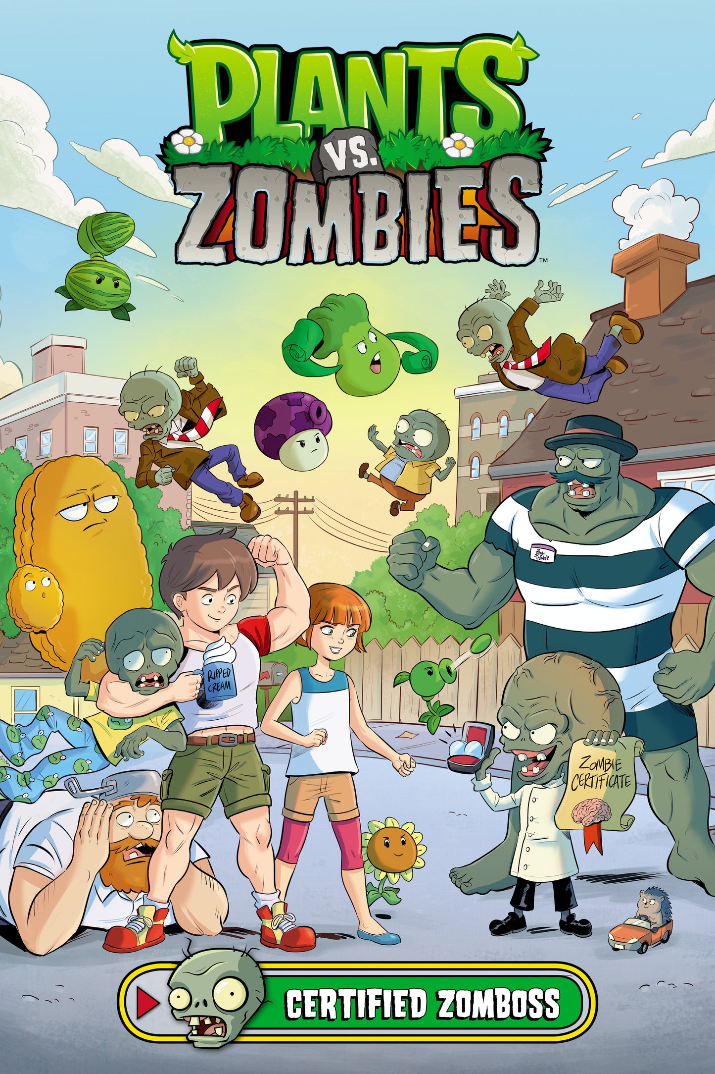 Plants vs. Zombies Volume 26: Certified Zomboss ISBN: 9781506742939 - FOC DATE: 7/5/26  - Release Date: 10/6/26