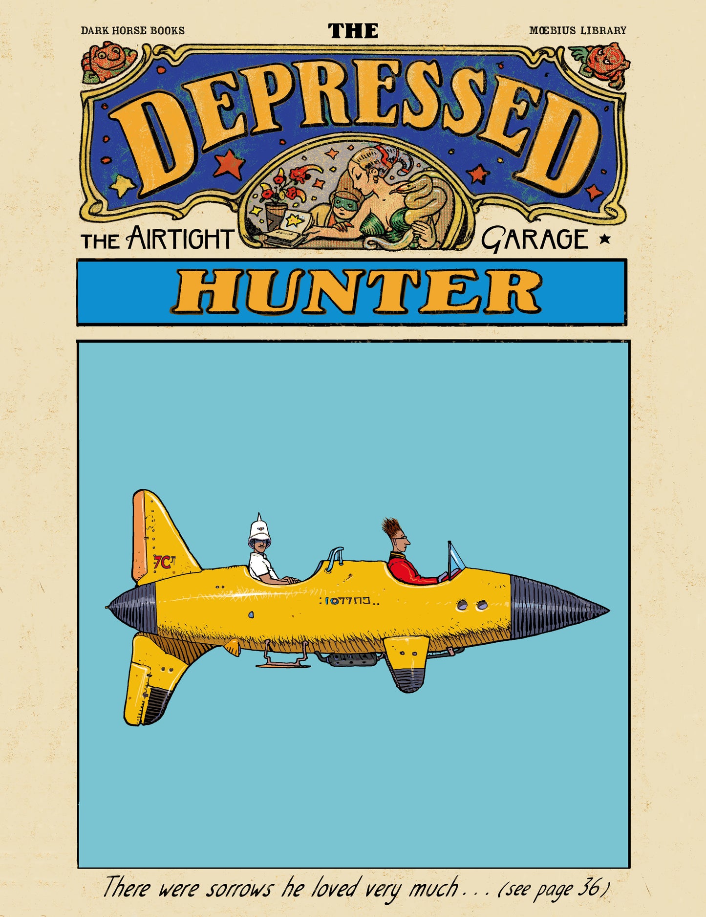Moebius Library: The Depressed Hunter ISBN: 9781506753249 - FOC DATE: 3/9/26  - Release Date: 6/23/26