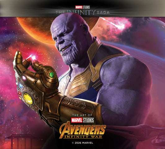 Avengers: Infinity War - The Art of the Movie ISBN: 9781835414446 - FOC DATE: 9/6/26  - Release Date: 11/3/26