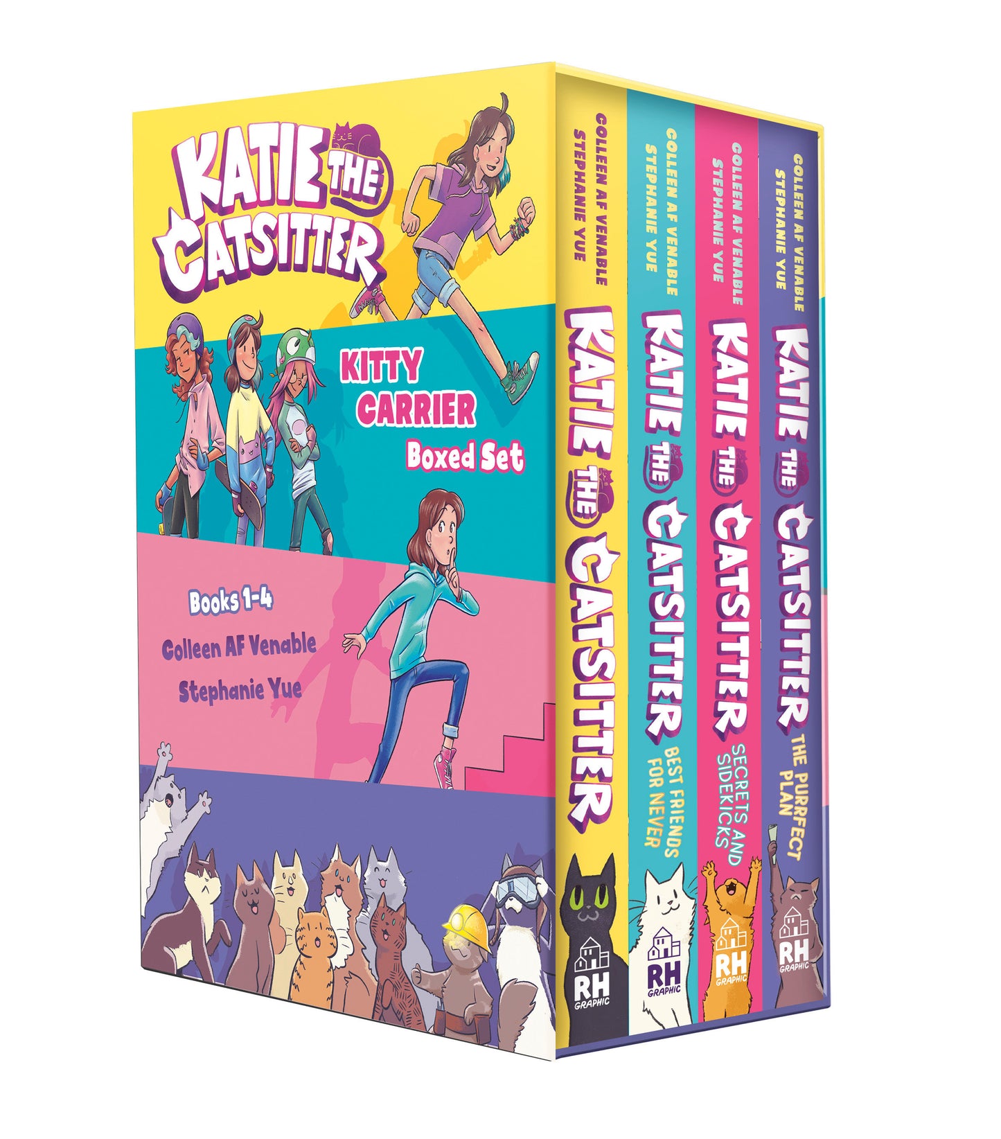 Katie the Catsitter: Kitty Carrier Box Set (Books 1-4) - 9/30/25 - Release Date:  9/30/25