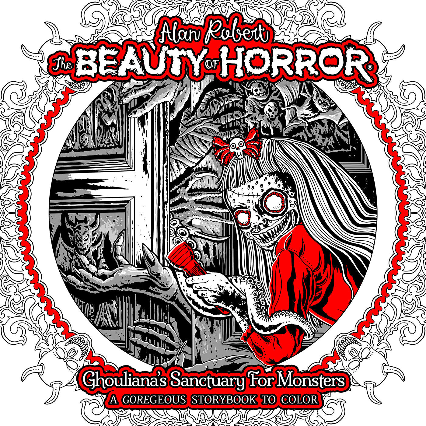 The Beauty of Horror: Ghouliana's Sanctuary for Monsters--A GOREgeous Storybook to Color - ISBN: 9798887240497 - Release Date:  8/5/25