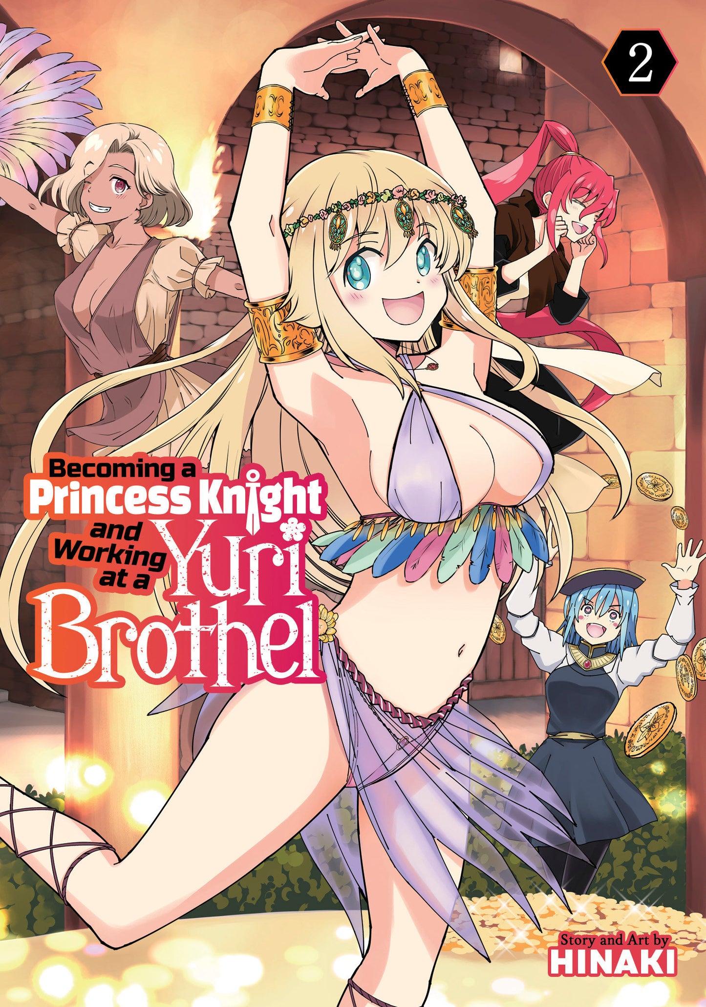 Becoming a Princess Knight and Working at a Yuri Brothel Vol. 2 - Release Date:  6/25/24