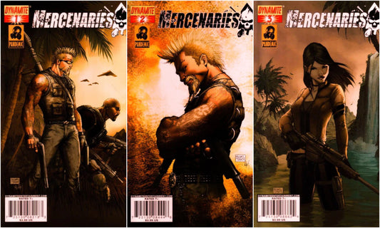 Mercenaries #1, 2, 3 Michael Turner (1997) First Printings - CONDITION: VF/NM - IN STOCK