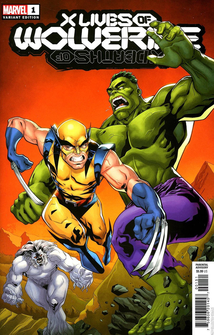X Lives of Wolverine #1 Will Sliney Hulk 181 Homage Variant (2022) - CONDITION: NM - IN STOCK