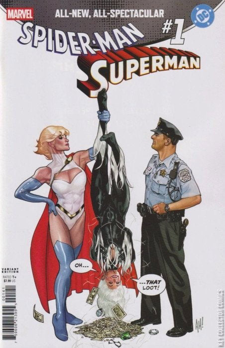 Marvel DC Spider-Man Superman #1 (One Shot) Adam Hughes Variant Cover (2026) - CONDITION: NM - IN STOCK