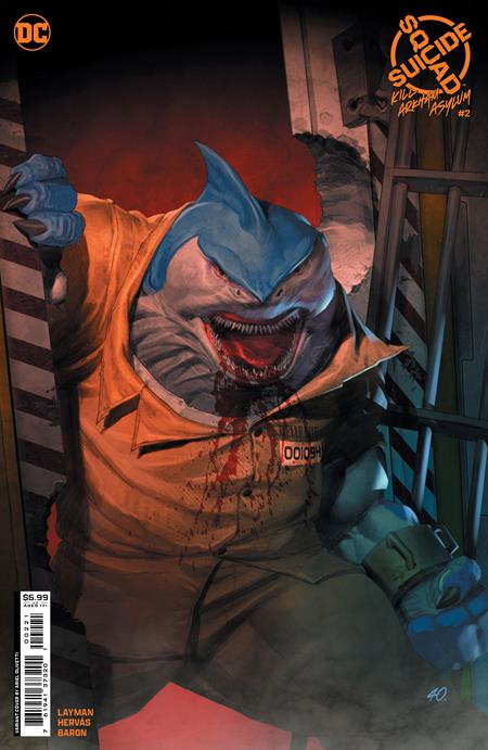 SUICIDE SQUAD KILL ARKHAM ASYLUM #2 (OF 5) CVR B ARIEL OLIVETTI CARD STOCK VAR (MR) - Release Date:  3/5/24