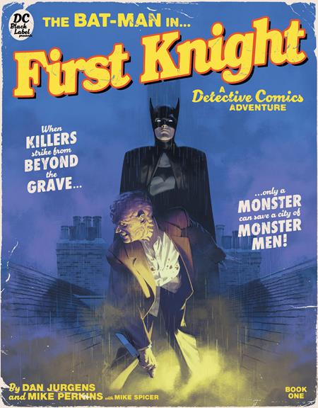 THE BAT-MAN FIRST KNIGHT #1 (OF 3) CVR C MARC ASPINALL PULP NOVEL VAR (MR) - Release Date:  3/5/24