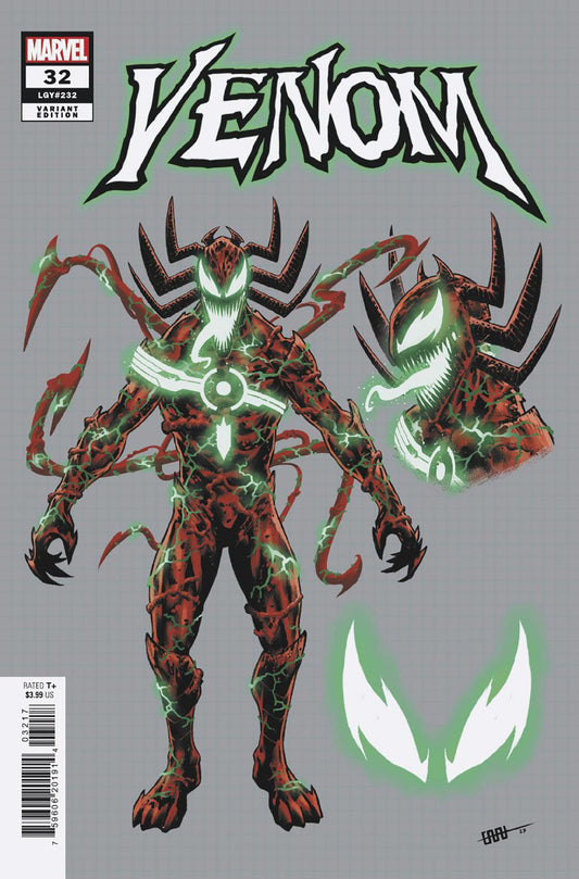 1:10 VENOM #32 CAFU DESIGN VARIANT - Release Date:  04/03/2024