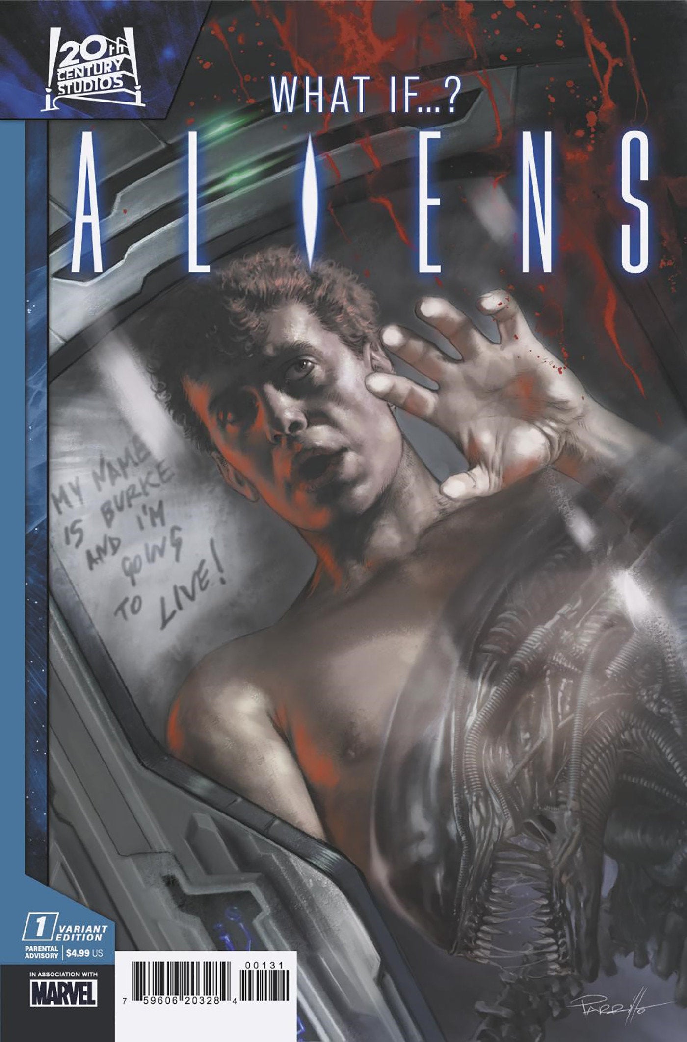 ALIENS: WHAT IF...? #1 LUCIO PARRILLO VARIANT - Release Date:  3/6/24