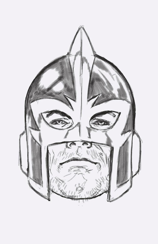 1:50 Variant - AVENGERS #11 MARK BROOKS HEADSHOT VIRGIN SKETCH VARIANT - Release Date:  3/6/24