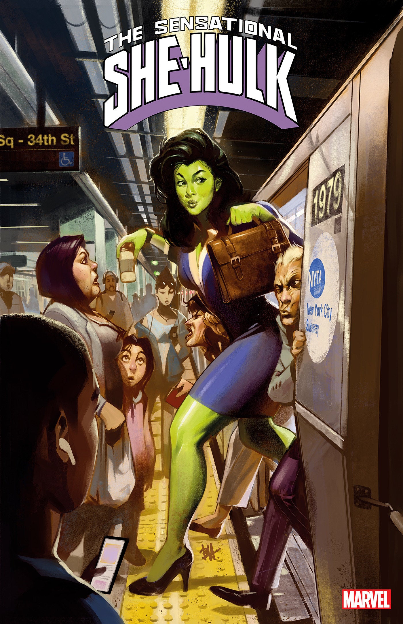 SENSATIONAL SHE-HULK #6 BEN HARVEY VARIANT - Release Date:  3/6/24