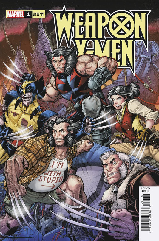 1:25 Variant - WEAPON X-MEN #1 NICK BRADSHAW VARIANT - Release Date:  3/6/24