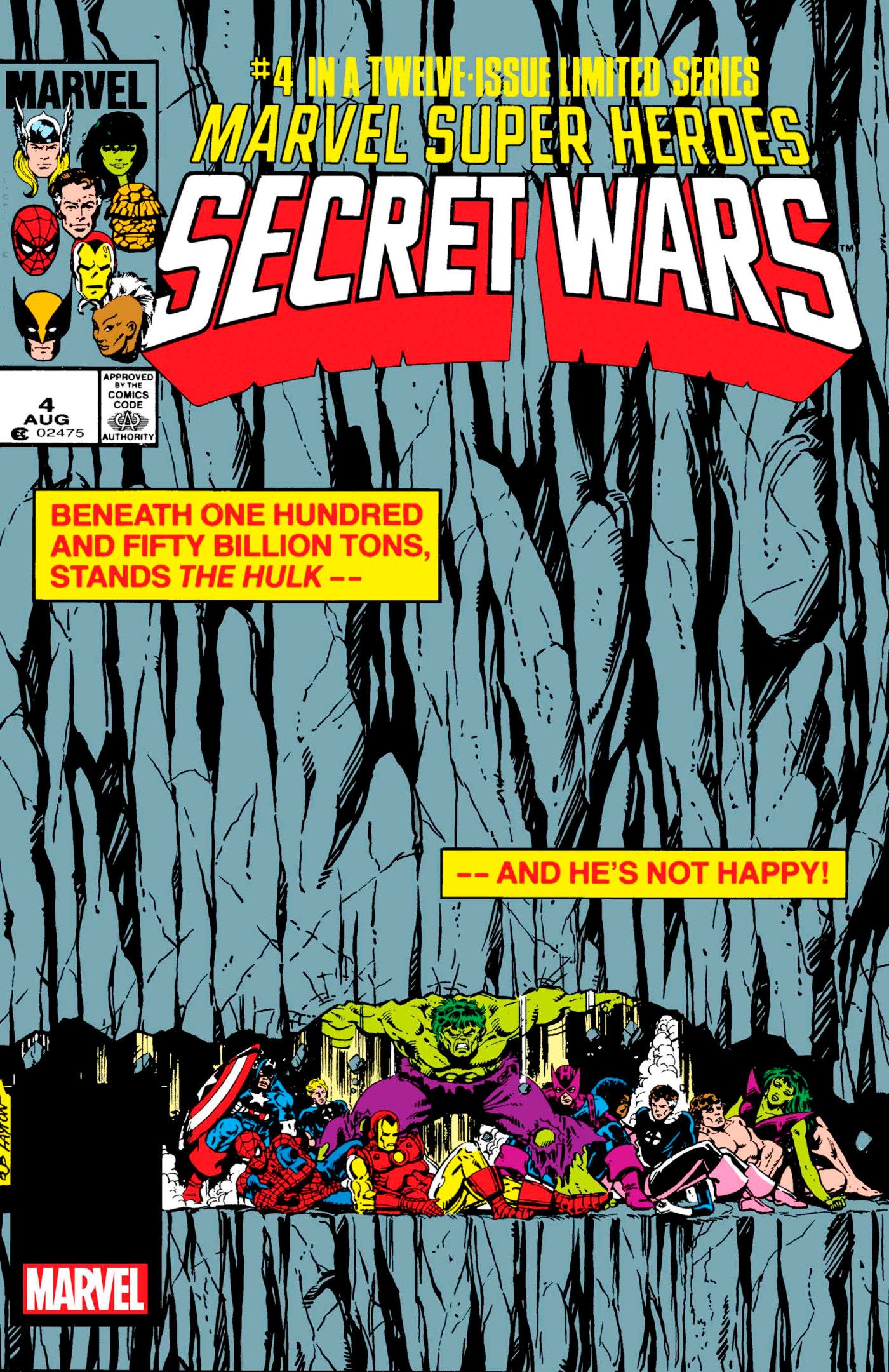 MARVEL SUPER HEROES SECRET WARS #4 FACSIMILE EDITION - Release Date:  4/3/24