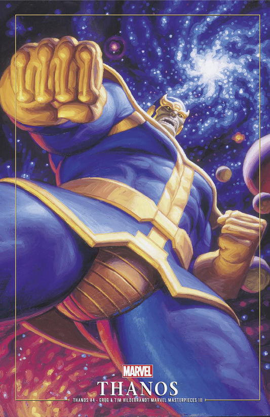 THANOS #4 GREG AND TIM HILDEBRANDT THANOS MARVEL MASTERPIECES III VARIANT - Release Date:  3/6/24