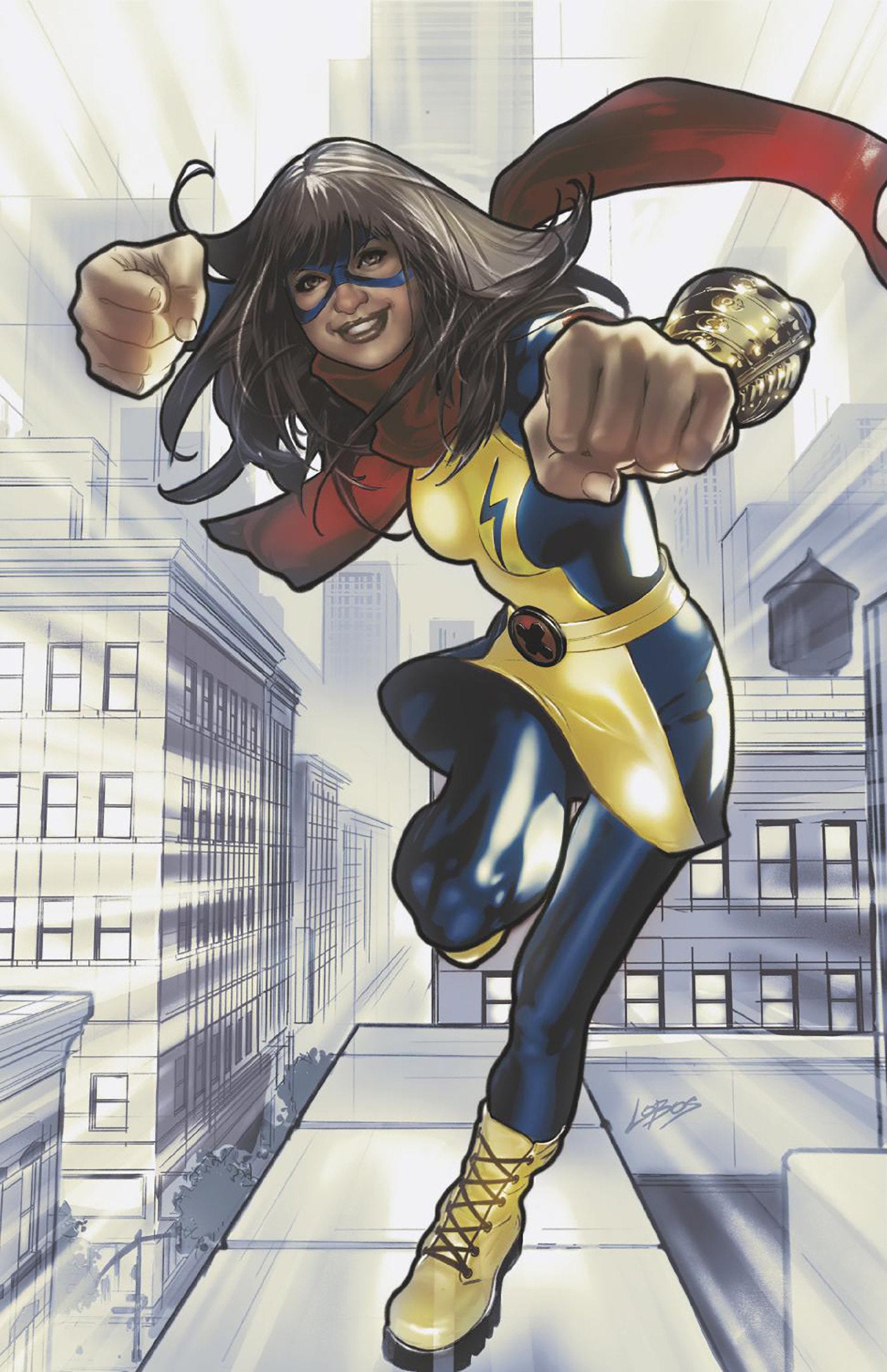 1:100 Variant - MS. MARVEL: MUTANT MENACE #1 PABLO VILLALOBOS VIRGIN VARIANT - Release Date:  3/6/24