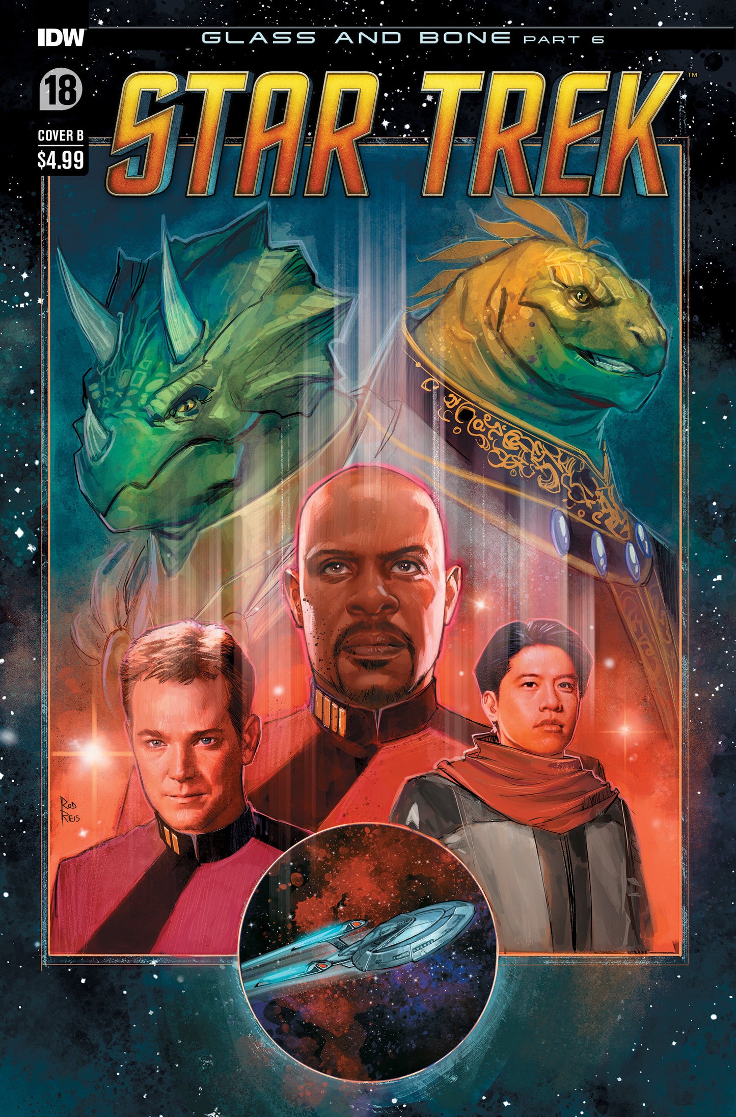Star Trek #18 Variant B (Reis) - Release Date:  3/20/24