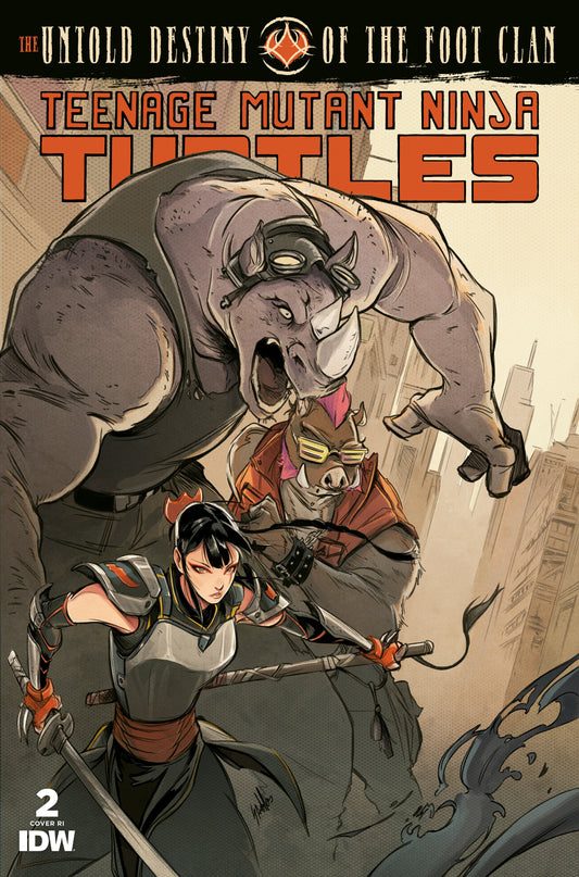 1:10 Teenage Mutant Ninja Turtles: The Untold Destiny of the Foot Clan #2 Variant RI (Santtos) - Release Date:  04/17/2024